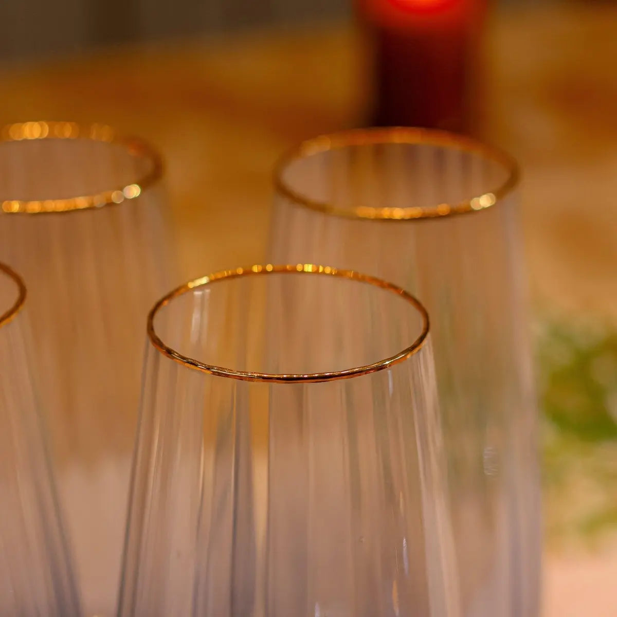 Drinking Glasses Ombre Set Of 4 High Ball Glasses - Daamaira Home and Living Ltd