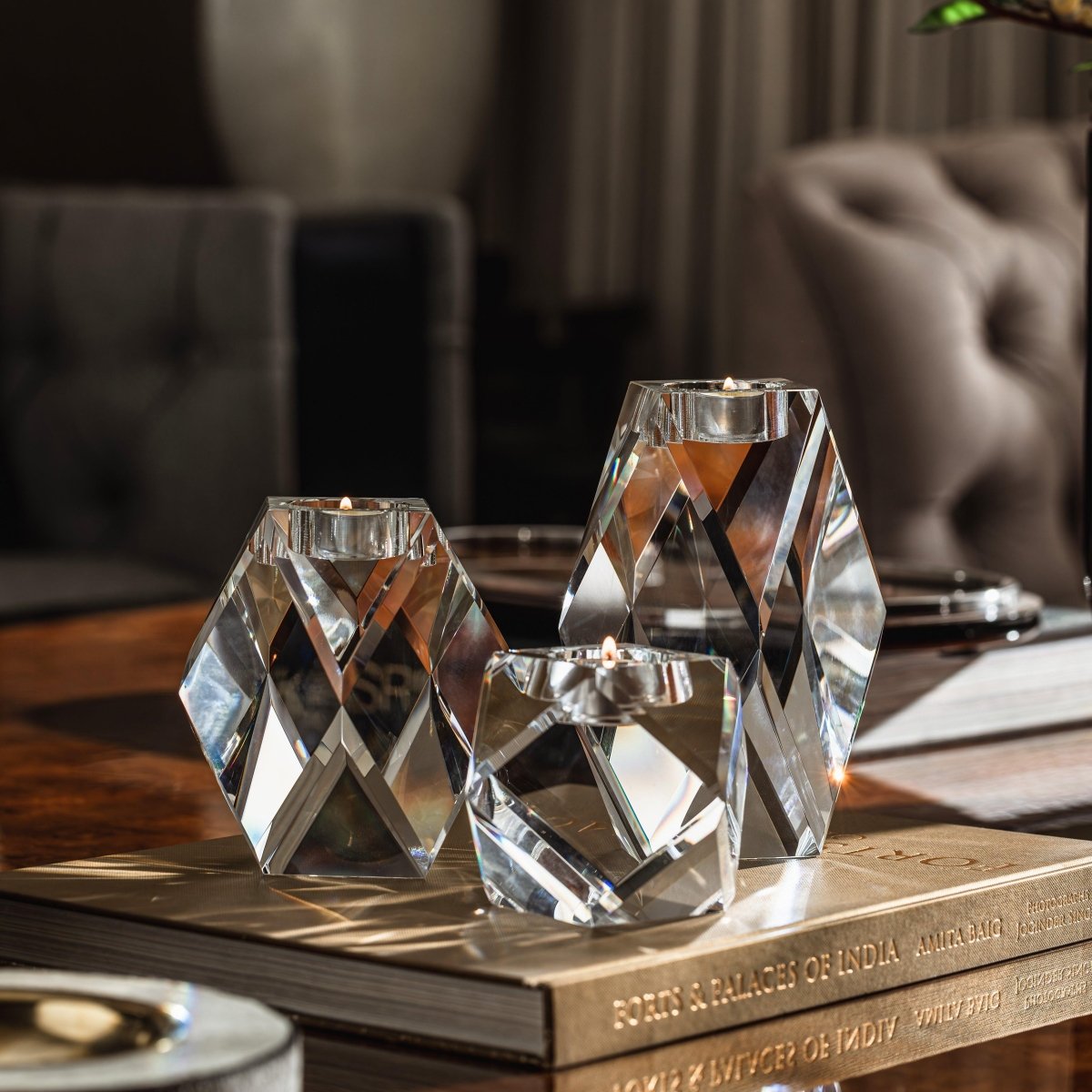 Candle Holders Opera Candle Holder Set Of 3 - Daamaira Home and Living Ltd