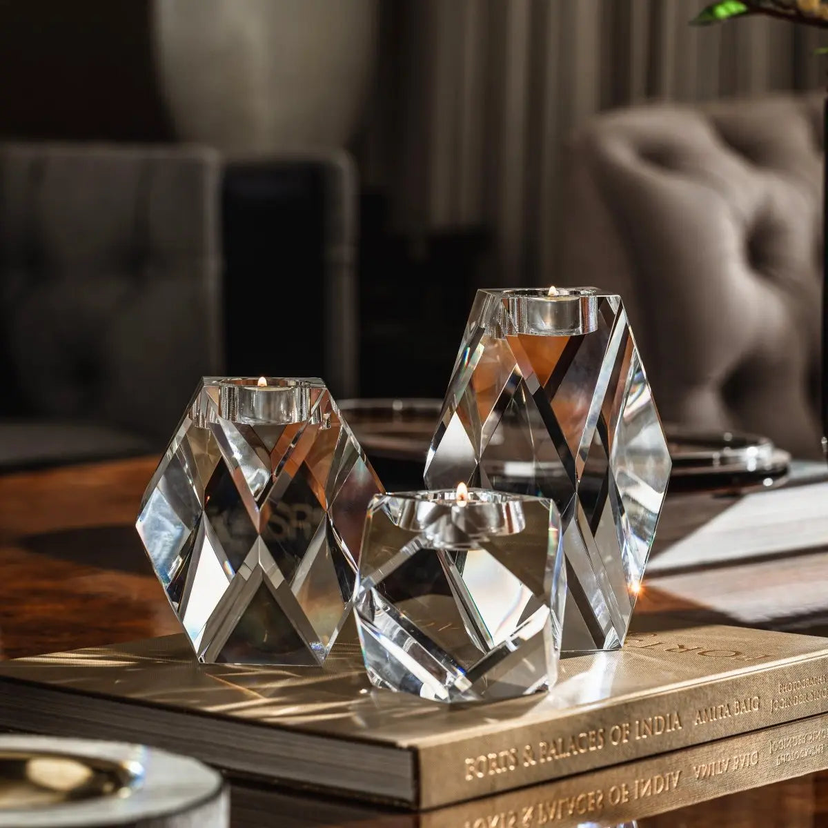 Candle Holders Opera Candle Holder Set Of 3 - Daamaira Home and Living Ltd