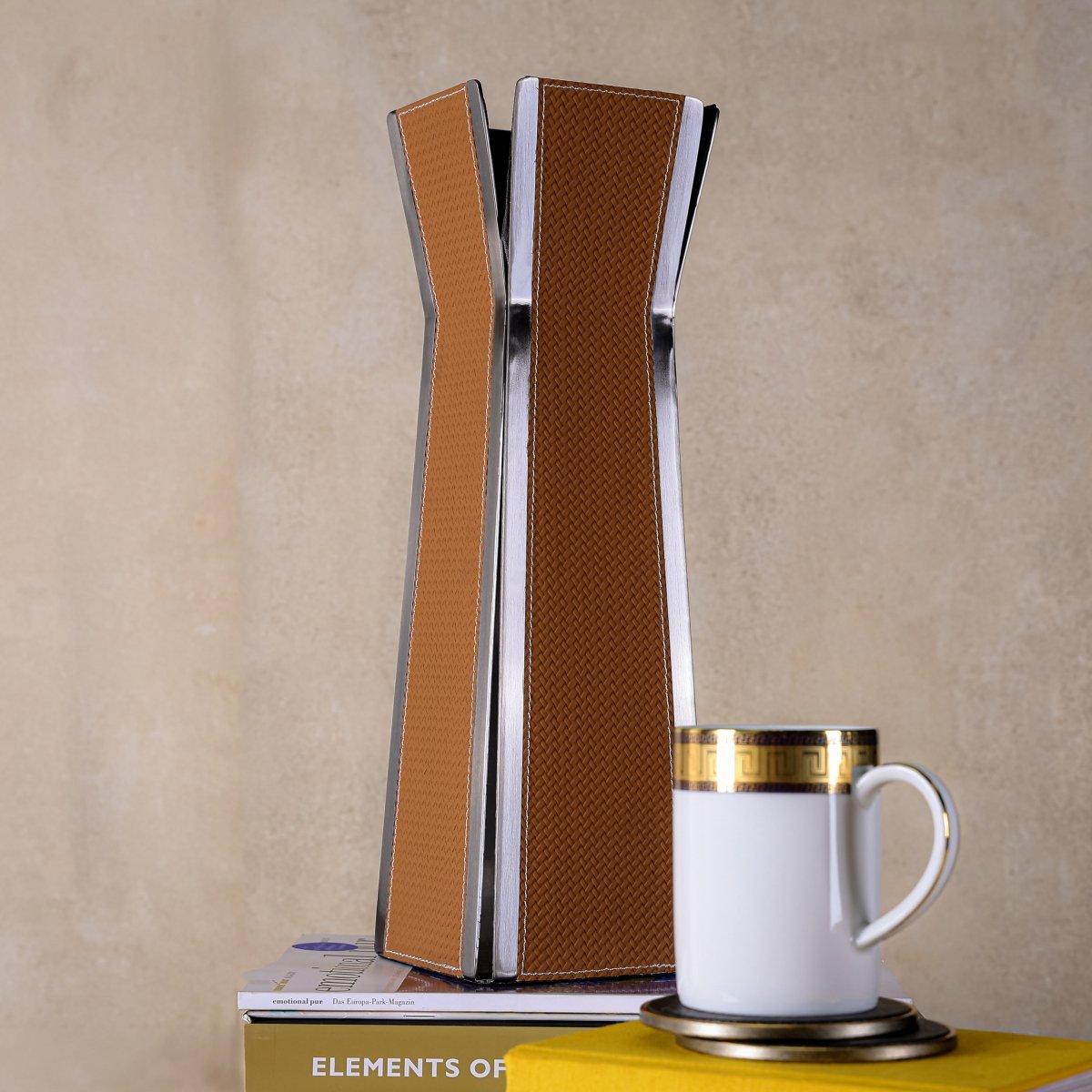 Vases Orange Nordic Vase Large - Daamaira Home and Living Ltd