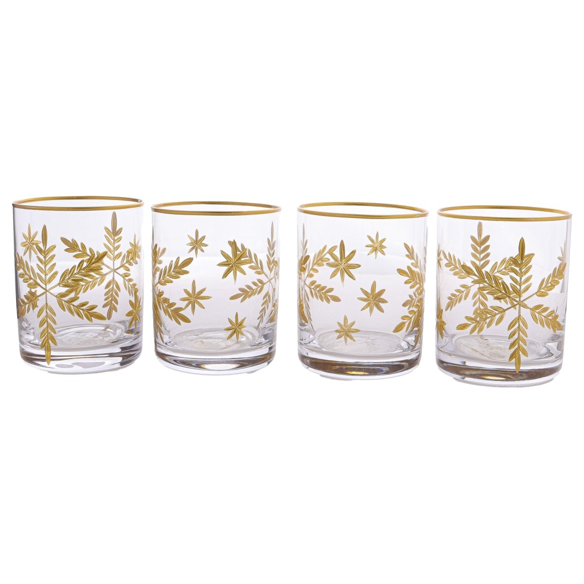 Drinking Glasses Paris Set Of 4 Scotch Glasses - Daamaira Home and Living Ltd