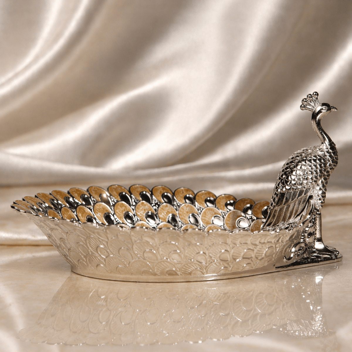 Royal Peacock Decorative Bowl - Daamaira Home and Living Ltd