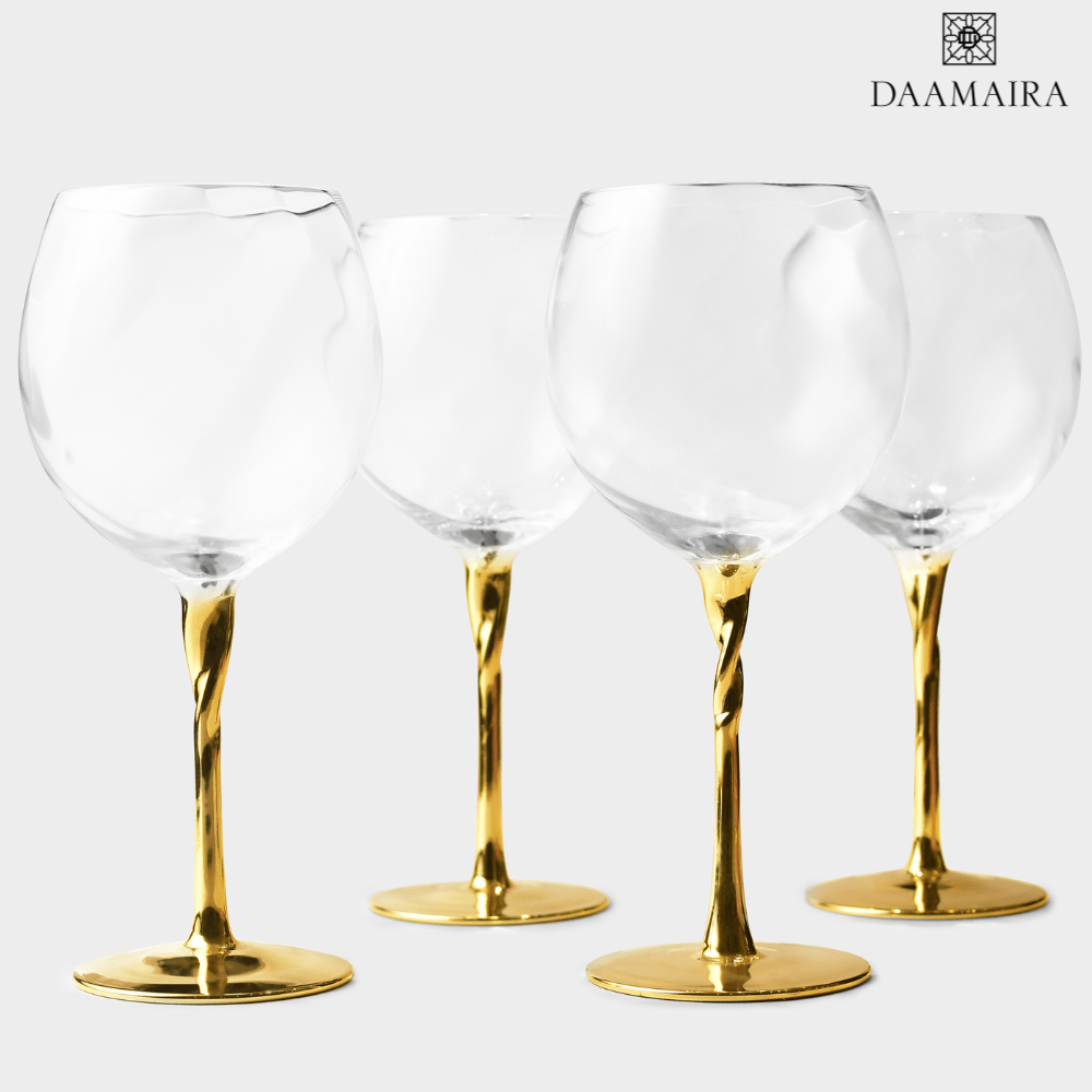 Drinking Glasses Royal Set Of 4 G&T Glasses - Daamaira Home and Living Ltd