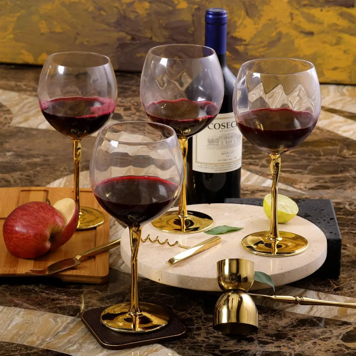 Drinking Glasses Royale Set Of 4 G&T Glasses - Daamaira Home and Living Ltd