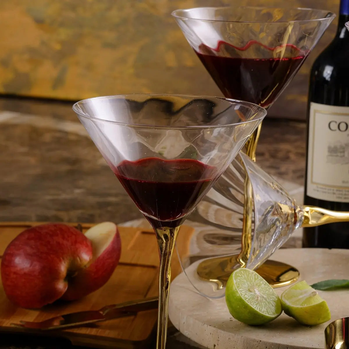 Drinking Glasses Royale Set Of 4 Martini Glasses - Daamaira Home and Living Ltd