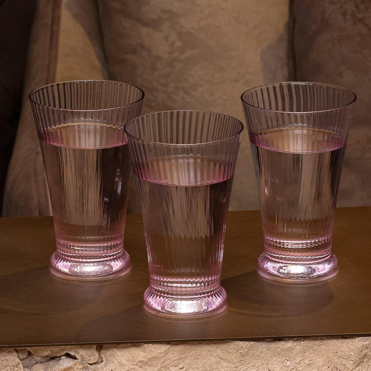 Drinking Glasses Shade Set Of 4 High Ball Glasses - Daamaira Home and Living Ltd