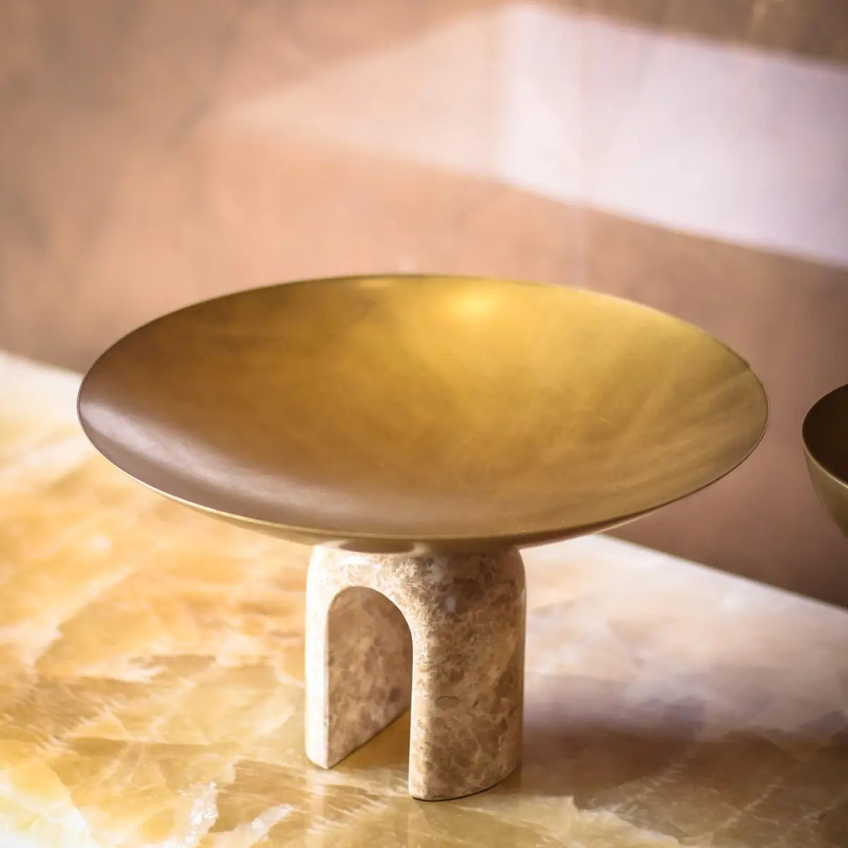 Serving Bowls Sicilia Bronze Metal Bowl - Large - Daamaira Home and Living Ltd