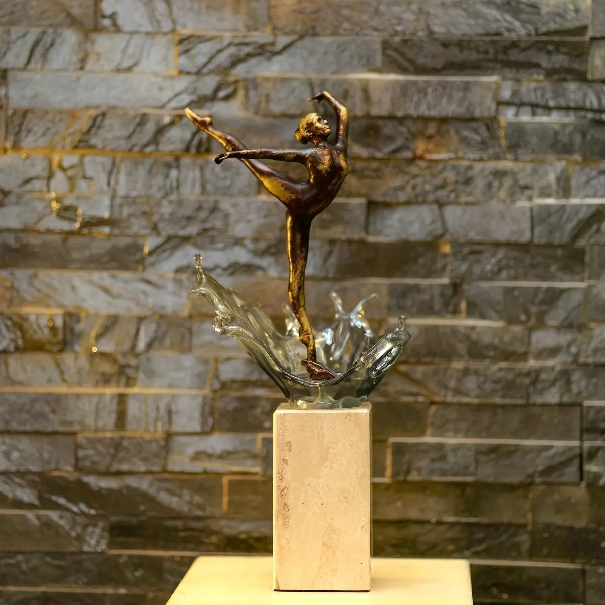 Sculptures & Figurines The Dancing Waves Statue - Daamaira Home and Living Ltd