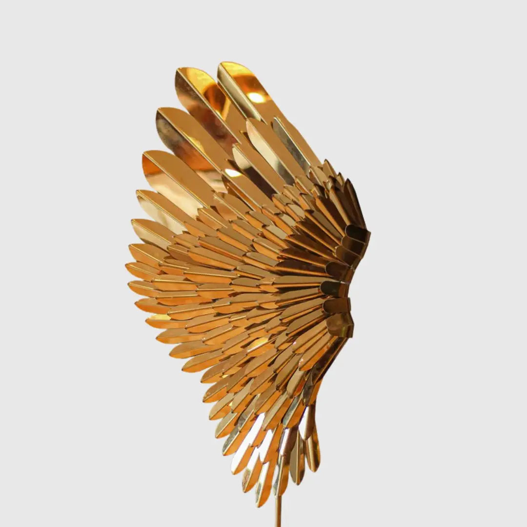Sculptures & Figurines The Golden Wing - Daamaira Home and Living Ltd