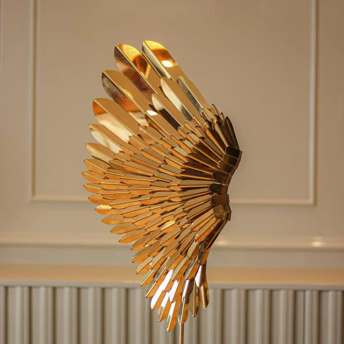 Sculptures & Figurines The Golden Wing - Daamaira Home and Living Ltd