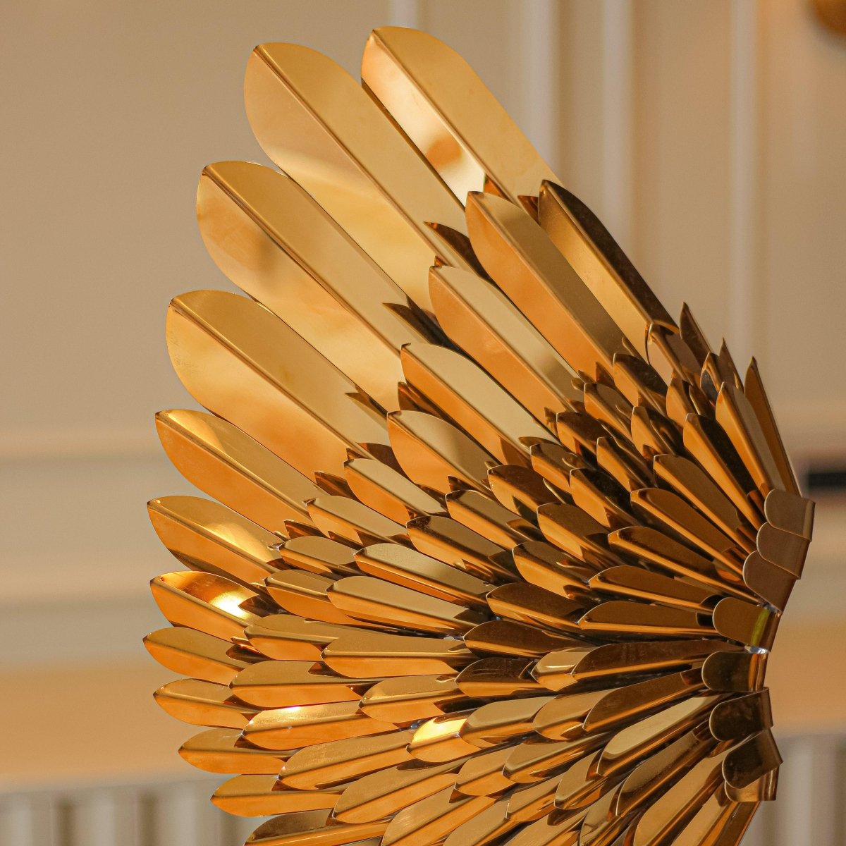 Sculptures & Figurines The Golden Wing - Daamaira Home and Living Ltd