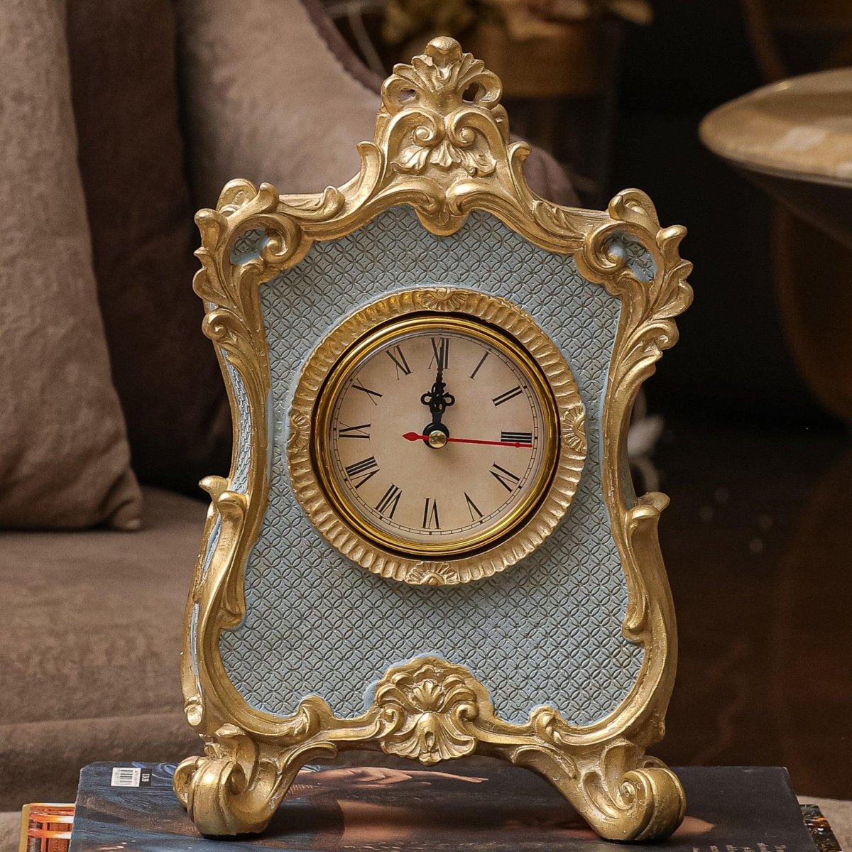 Table Clock The Imperial Vanity Clock - Daamaira Home and Living Ltd