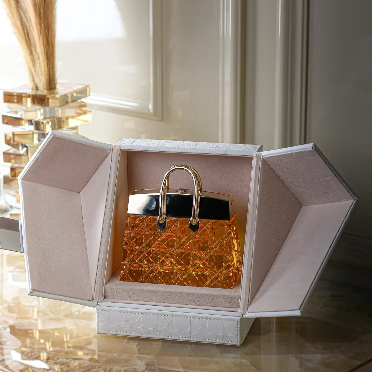 Lamp + Decor Piece The Lux Diamond Crystal Bag - Daamaira Home and Living Ltd