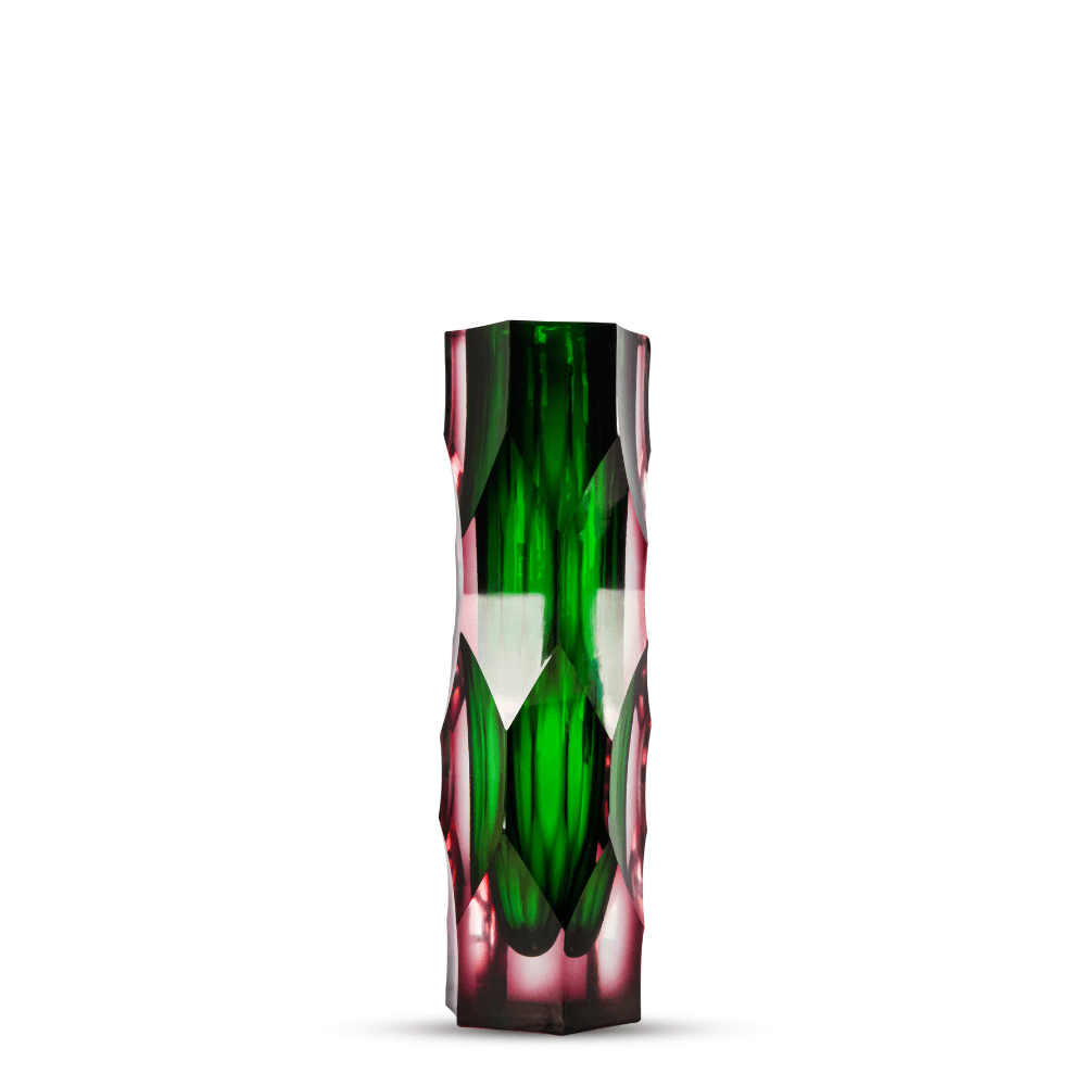Decor Objects The Mid Night Glass Vase - Daamaira Home and Living Ltd