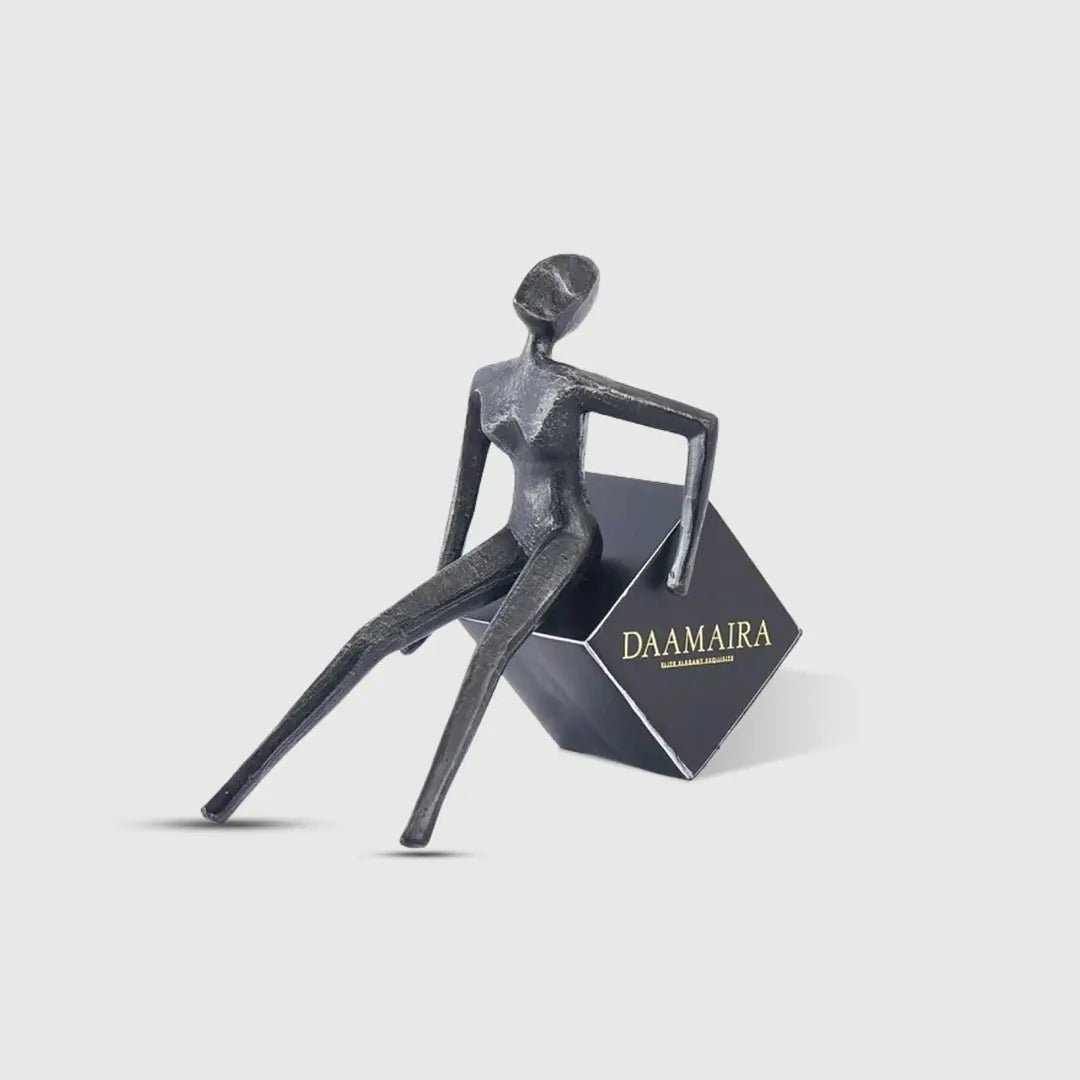 Sculptures & Figurines The Resting Man Sculpture - Daamaira Home and Living Ltd