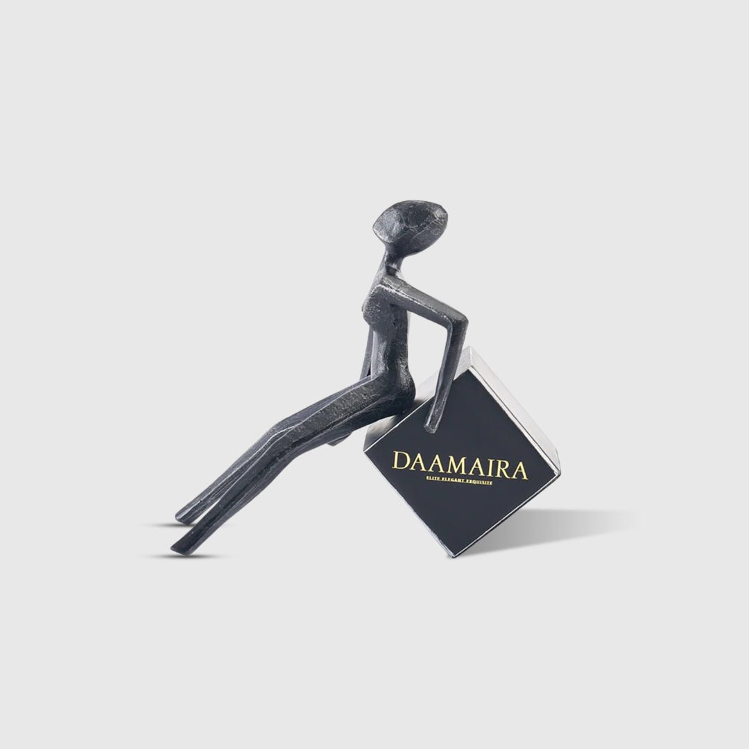 Sculptures & Figurines The Resting Man Sculpture - Daamaira Home and Living Ltd