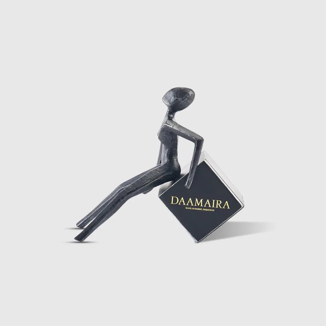Sculptures & Figurines The Resting Man Sculpture - Daamaira Home and Living Ltd