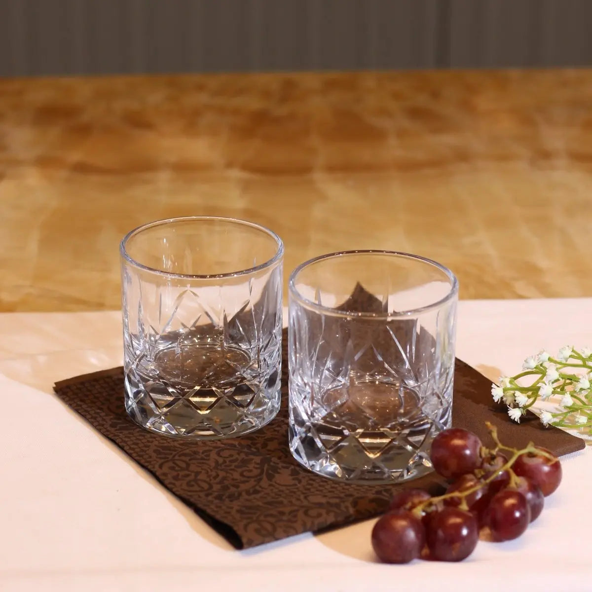 Drinking Glasses The Royal Whiskey Glass Set Of 2 - Daamaira Home and Living Ltd