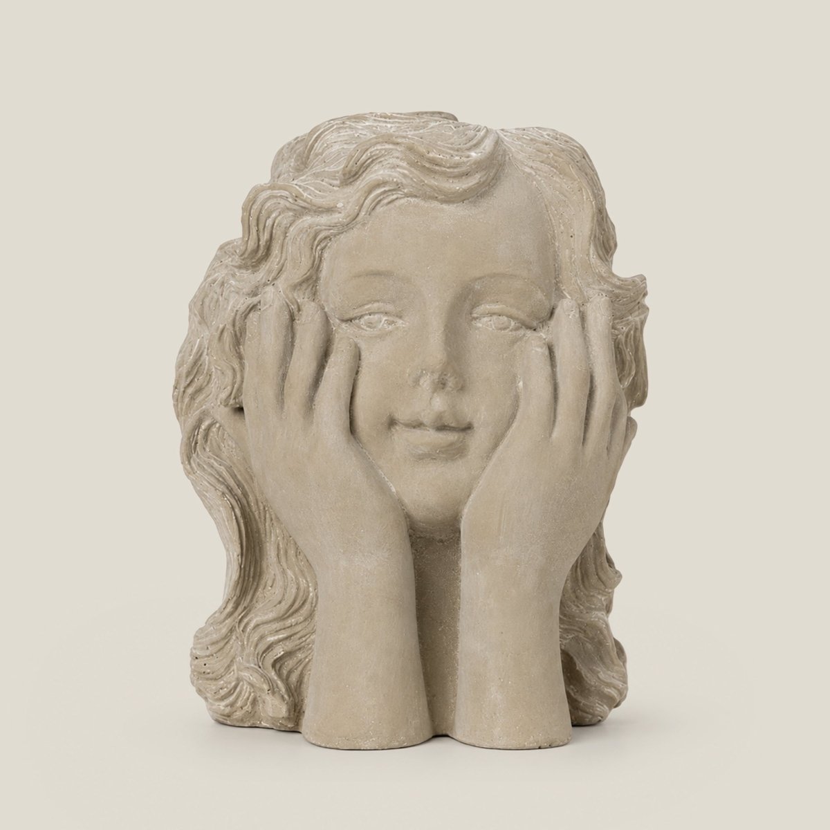Sculptures & Figurines Thinking Girl Vase - Daamaira Home and Living Ltd