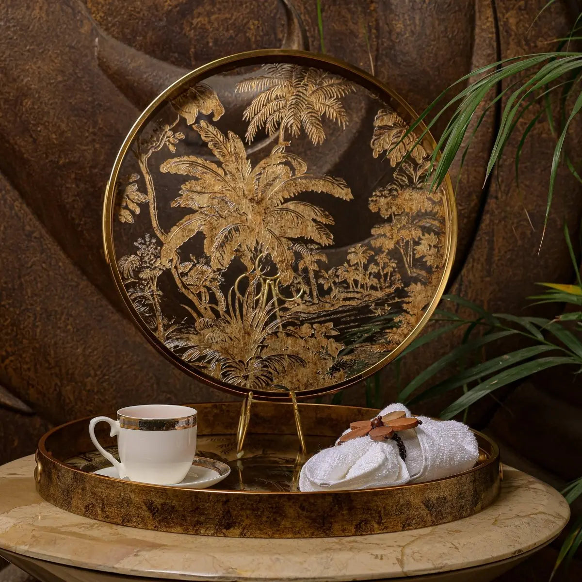 Serving Tray Tropical Serving Tray - Set Of 2 - Daamaira Home and Living Ltd