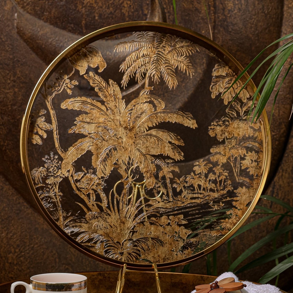 Serving Tray Tropical Serving Tray - Set Of 2 - Daamaira Home and Living Ltd