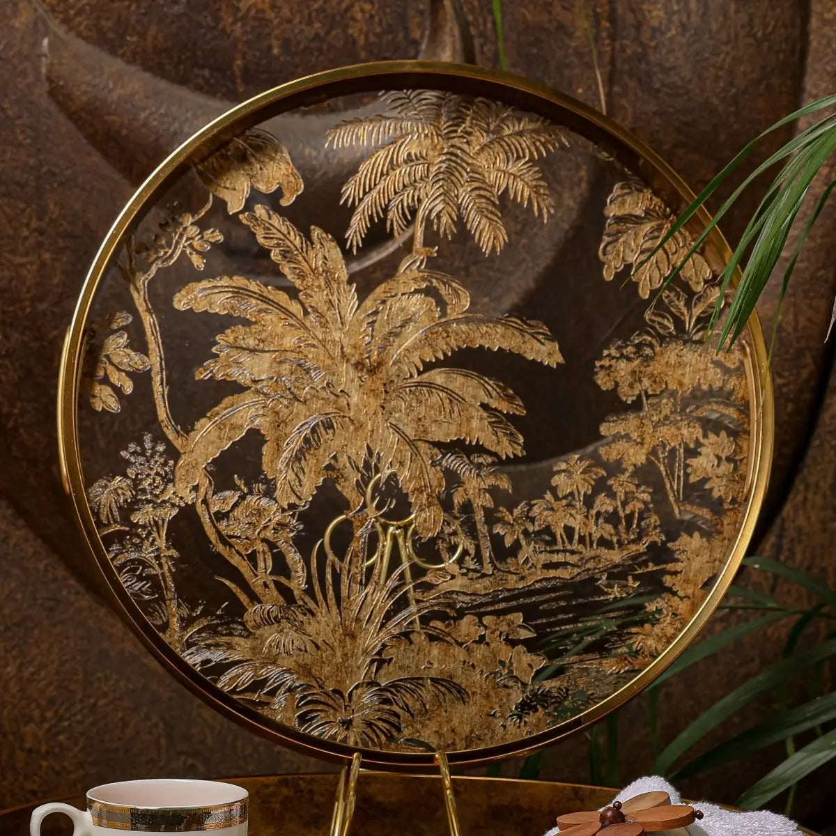 Serving Tray Tropical Serving Tray - Set Of 2 - Daamaira Home and Living Ltd