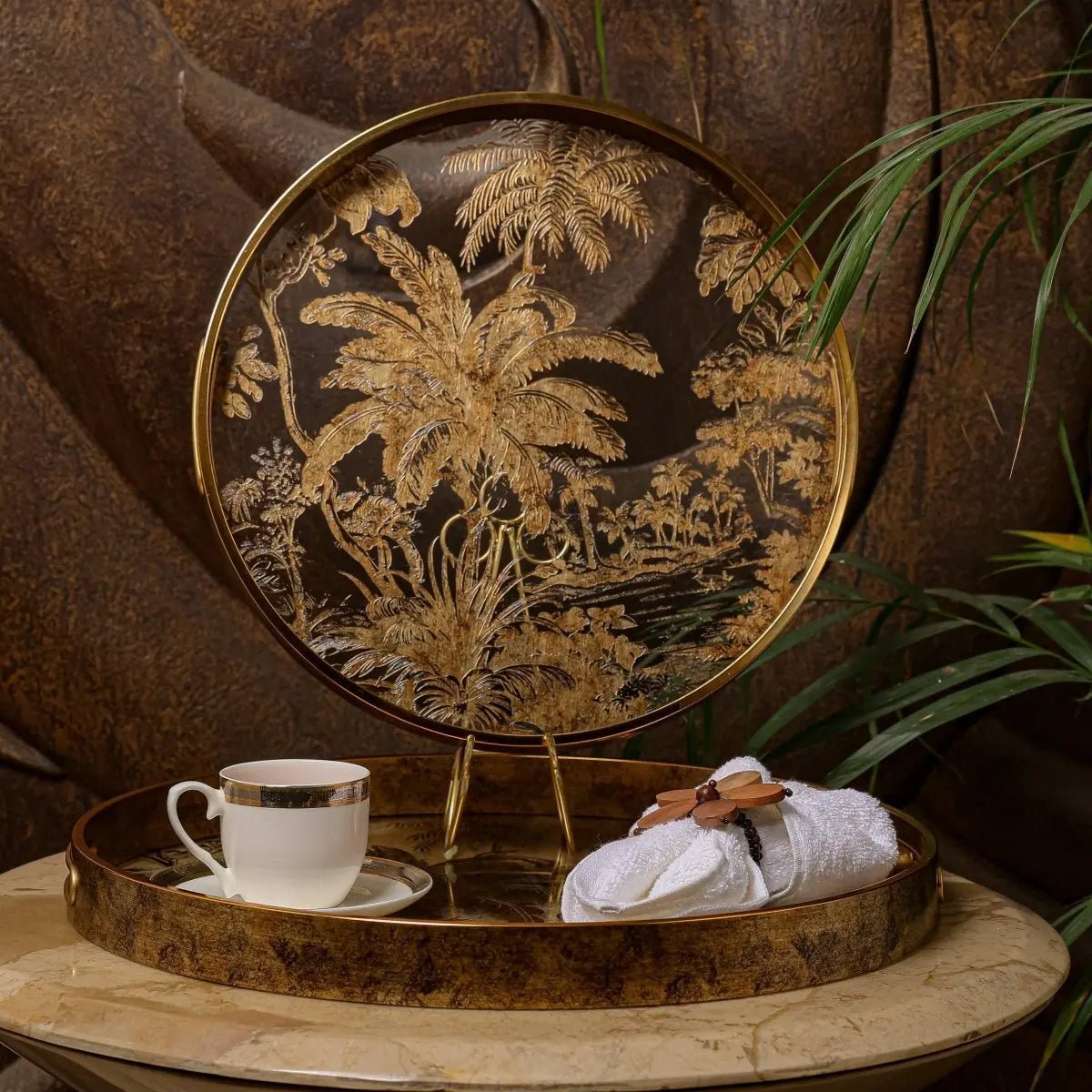 Serving Tray Tropical Serving Tray - Set Of 2 - Daamaira Home and Living Ltd