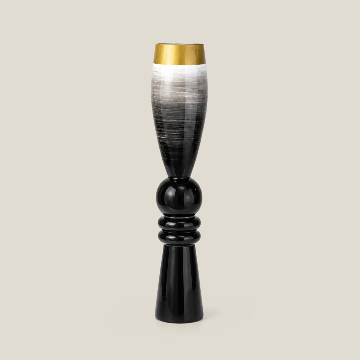 Vases Trumphet Brushed Slate Flower Vase - Daamaira Home and Living Ltd