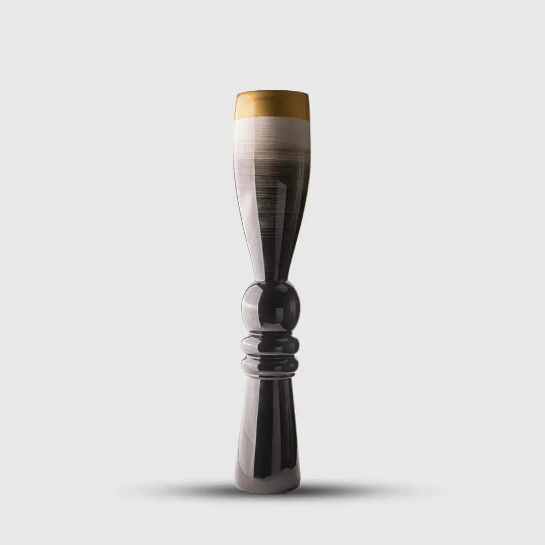Vases Trumphet Brushed Slate Flower Vase - Daamaira Home and Living Ltd
