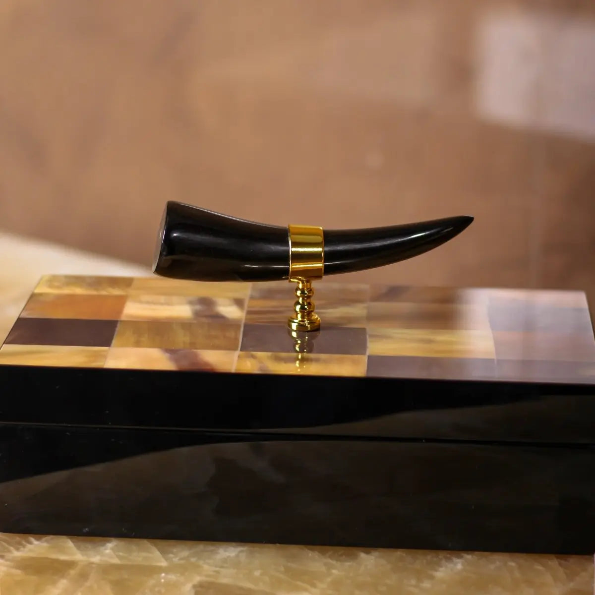 Storage Box Tuscany Horn Storage Box - Daamaira Home and Living Ltd