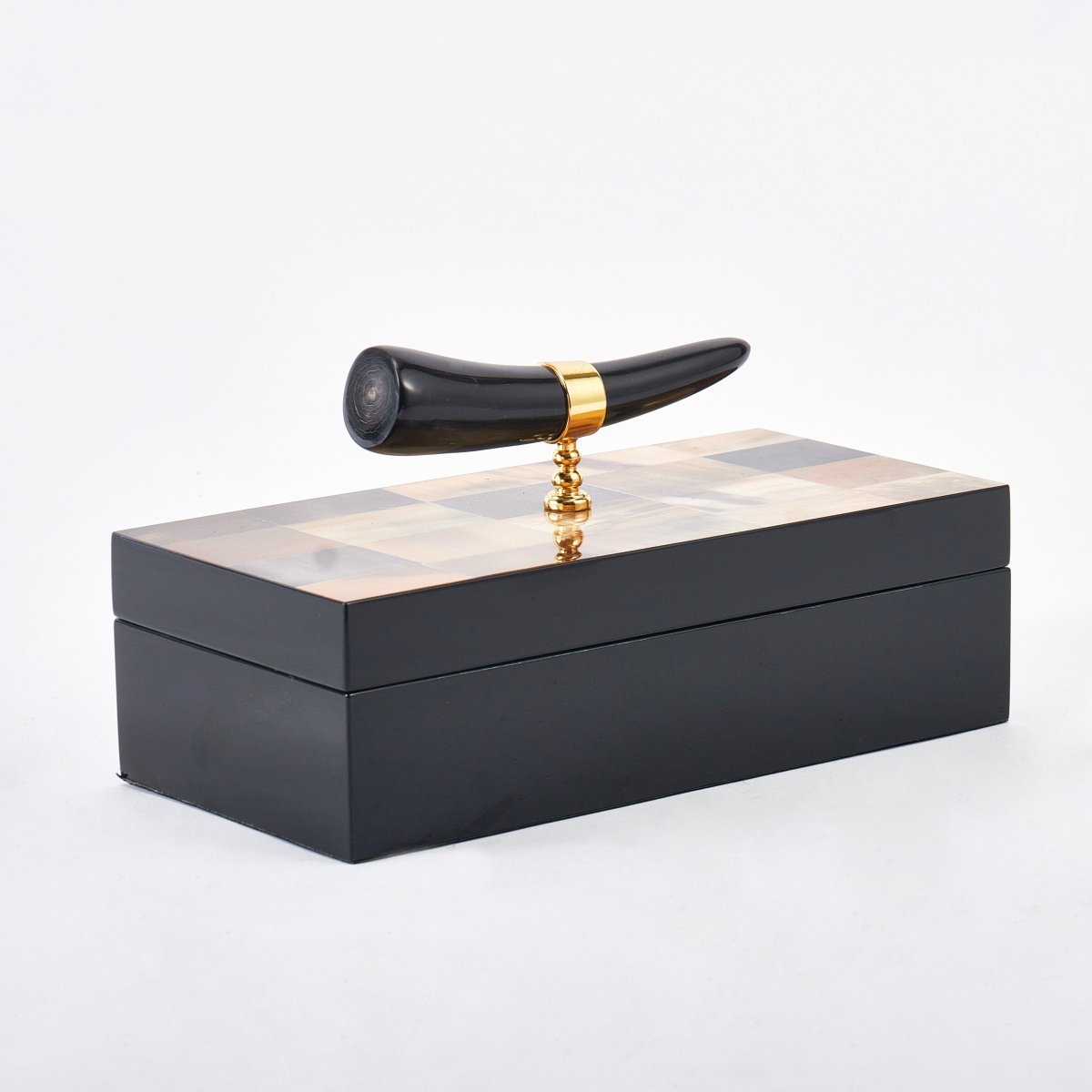 Storage Box Tuscany Horn Storage Box - Daamaira Home and Living Ltd