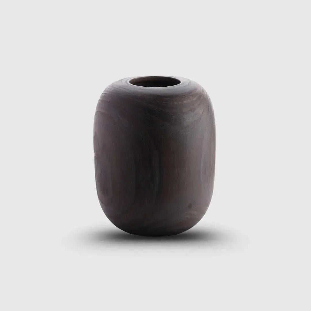 Vases Walnut Petite Flower Vase - Daamaira Home and Living Ltd