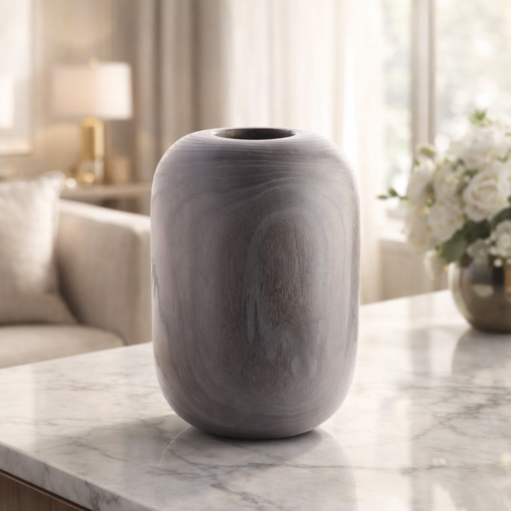 Walnut Dome Flower Vase