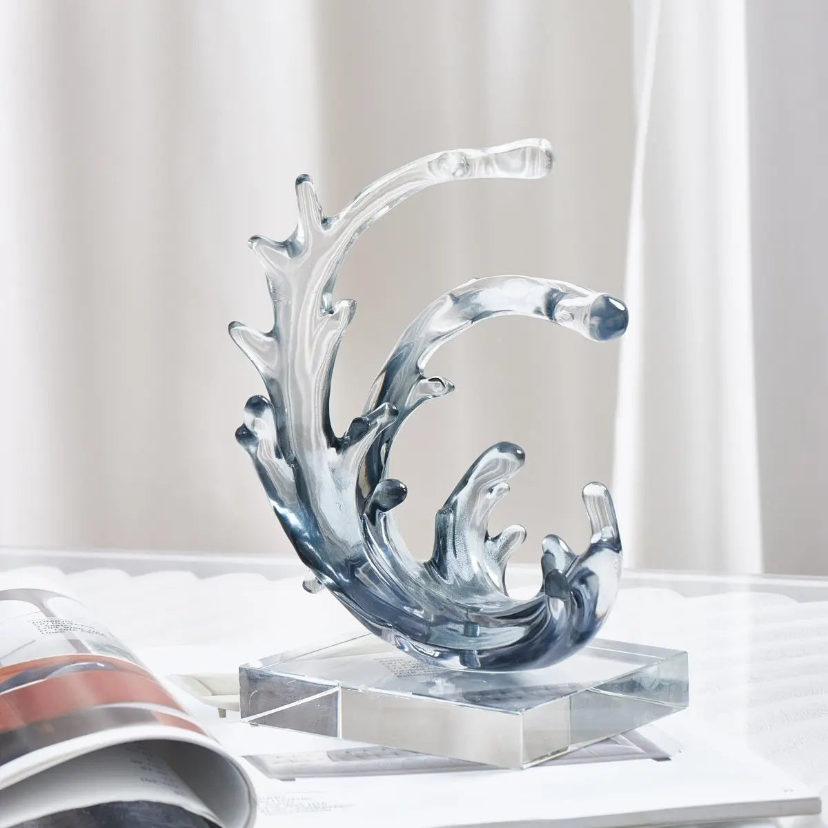 Sculptures & Figurines Water Splashing - Small - Daamaira Home and Living Ltd