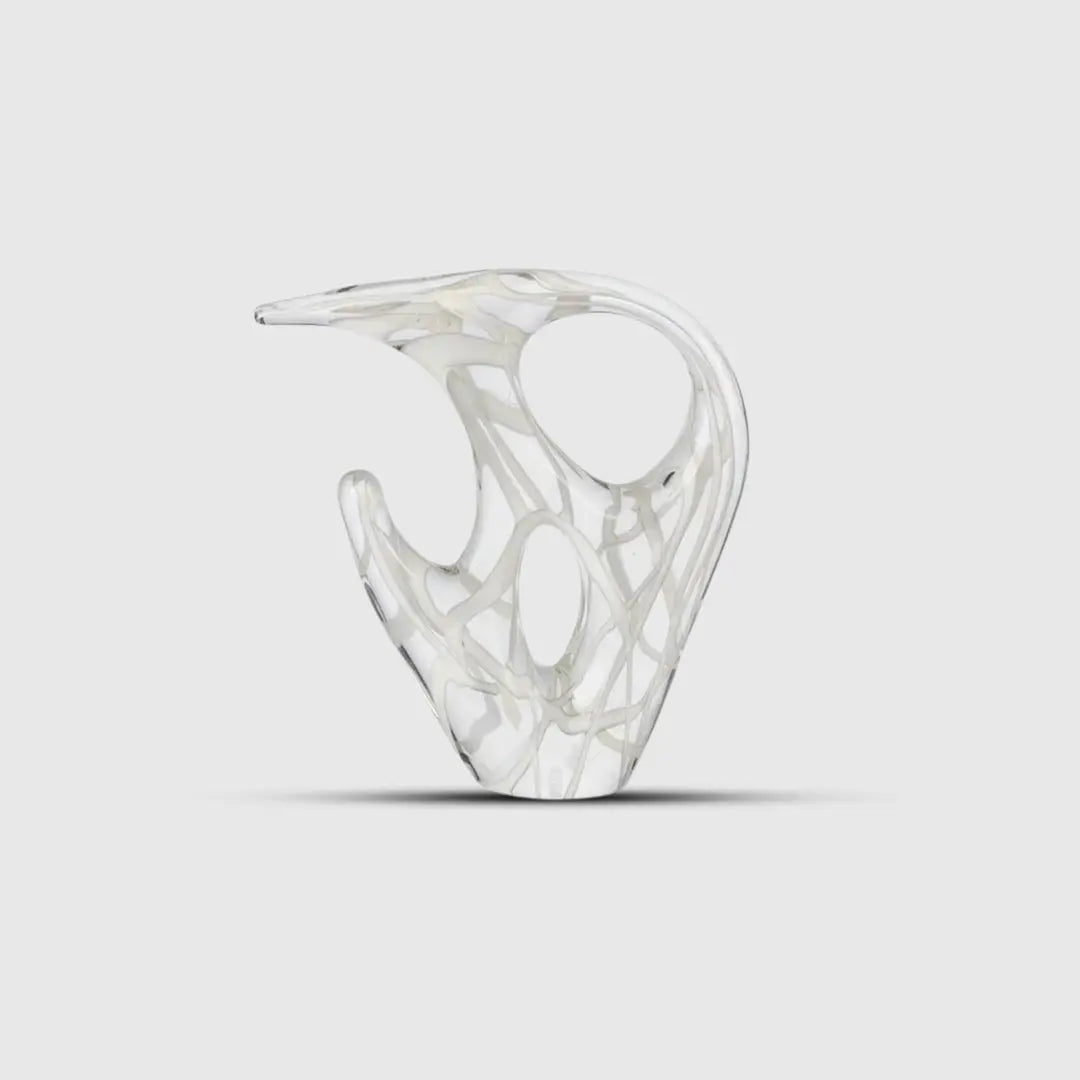 Sculptures & Figurines White Abstract Sculpture - Daamaira Home and Living Ltd