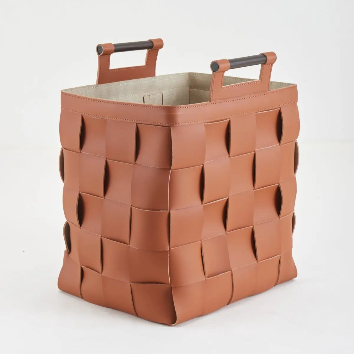 Wicker Storage Box Woven Leather Basket - Daamaira Home and Living Ltd