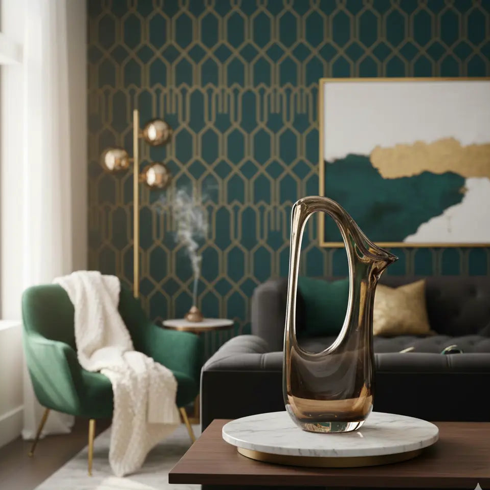 Penguin Sculpture - Smoke Grey