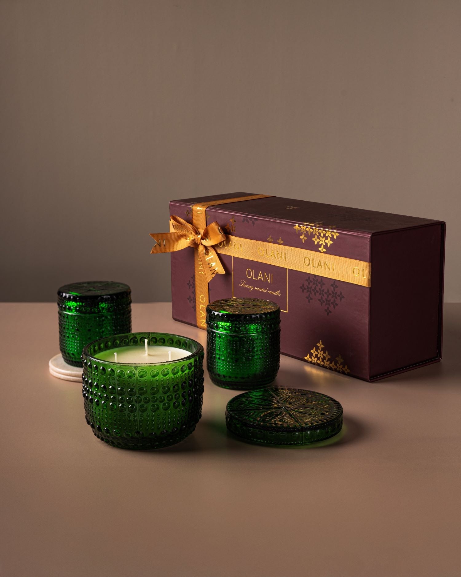 Crystal Glow Luxury Scented Candle Set