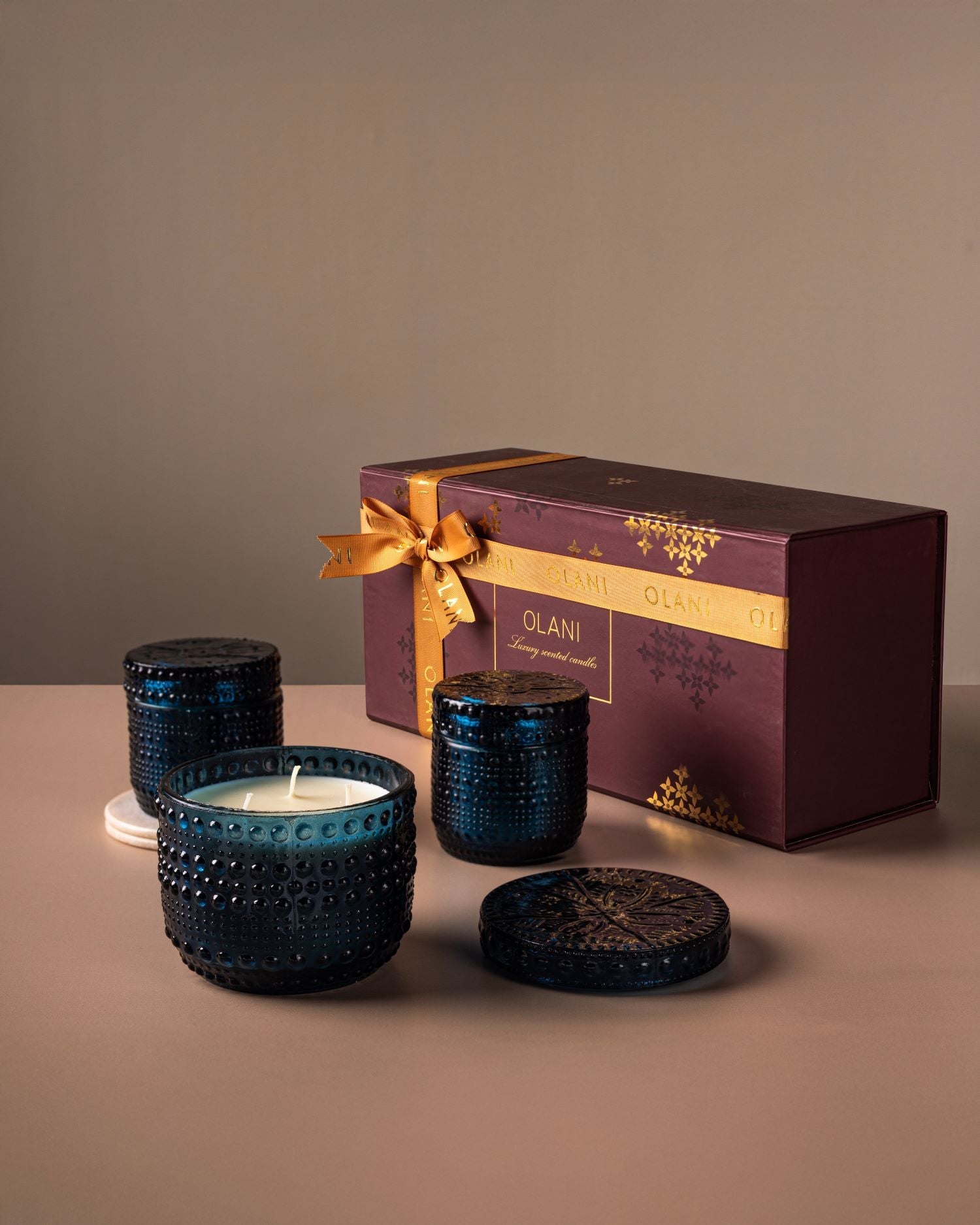 Crystal Glow Luxury Scented Candle Set