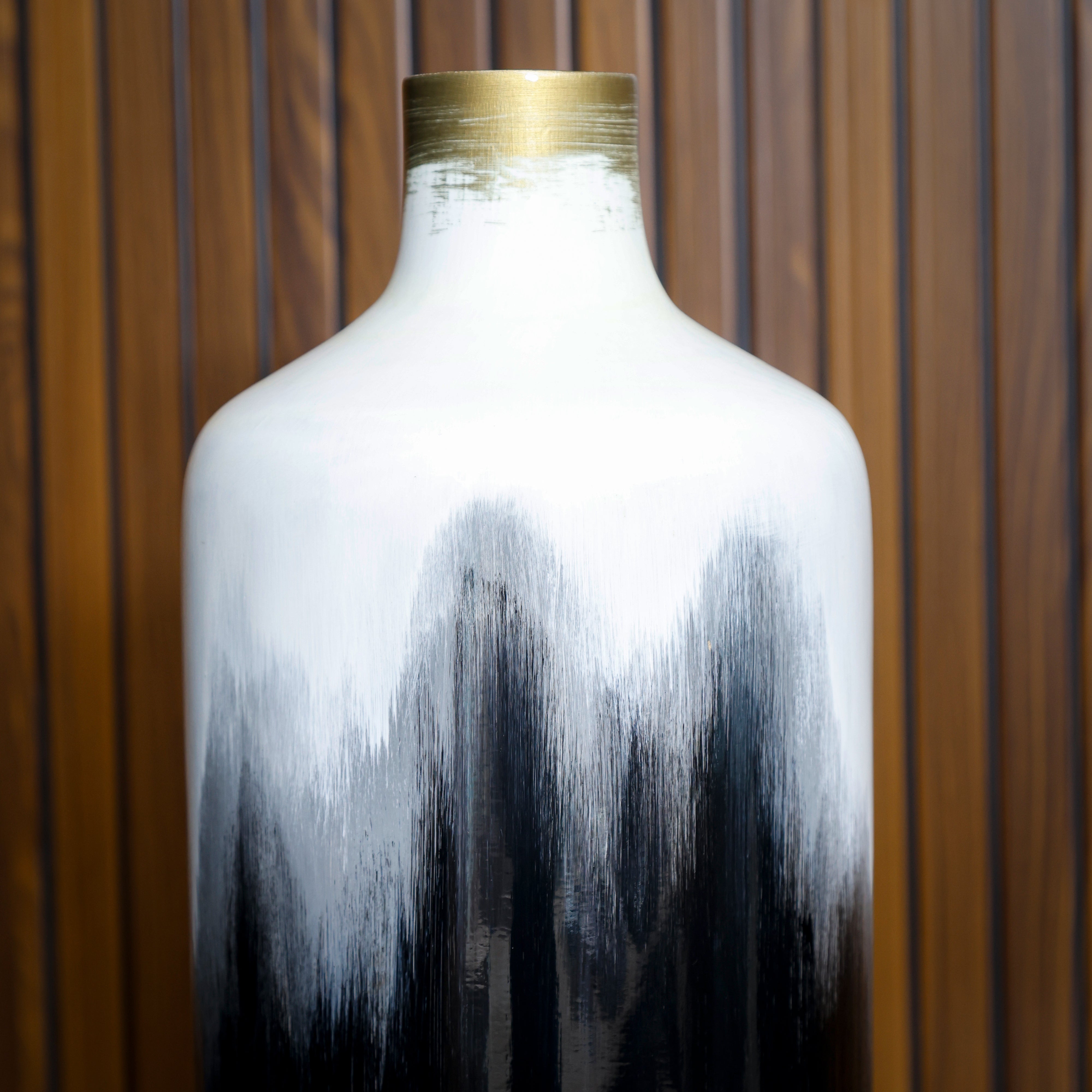 Wooden Horizon Tall Vase