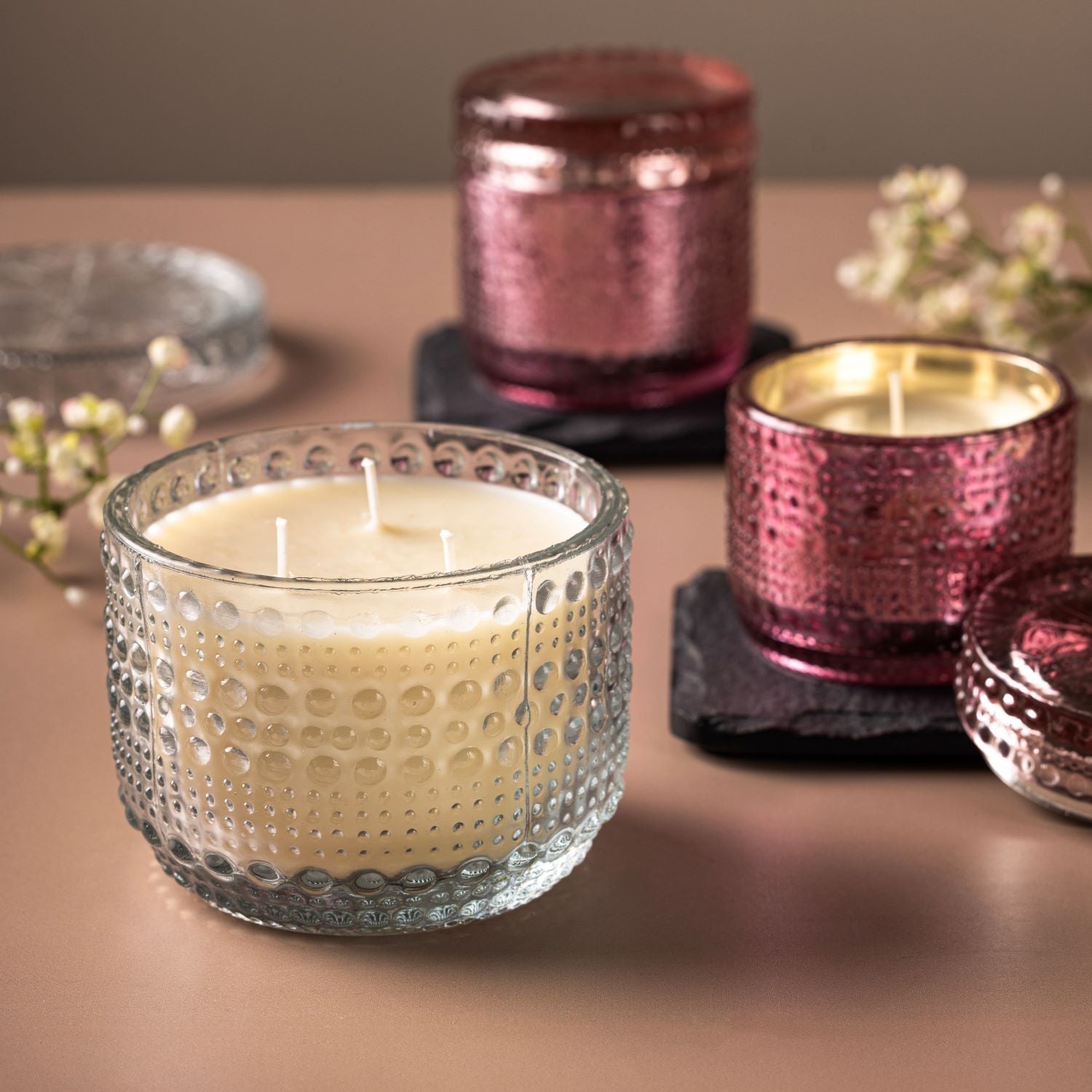 Crystal Glow Luxury Scented Candle Set