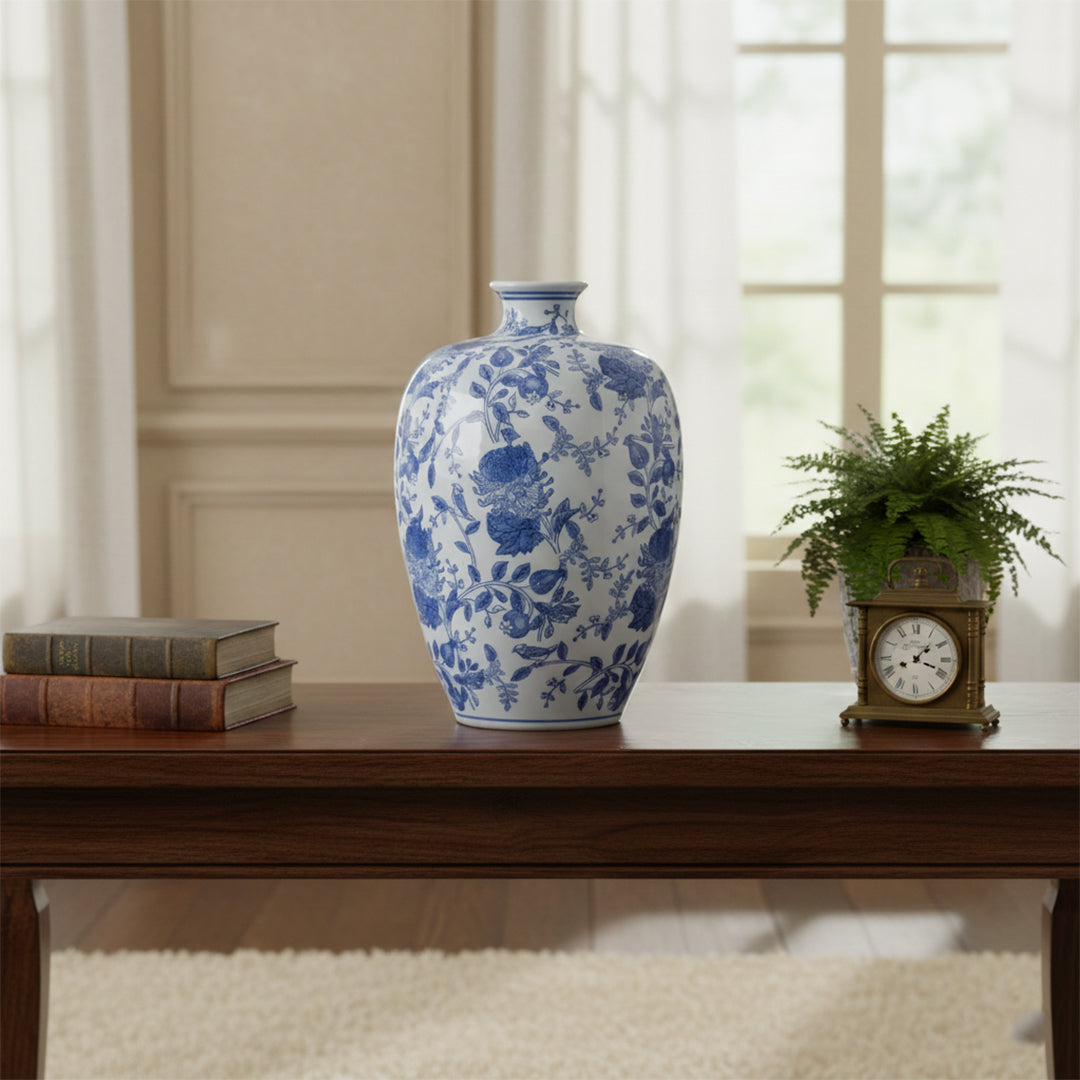 Blue and White Vase