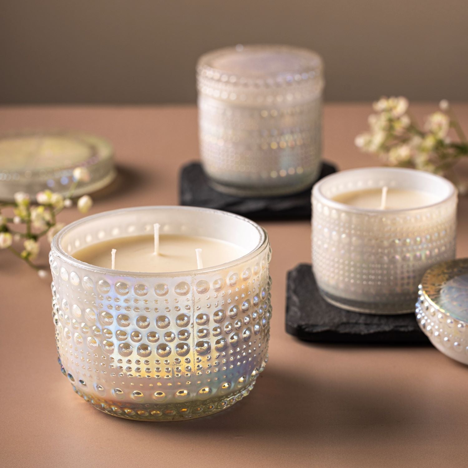 Crystal Glow Luxury Scented Candle Set