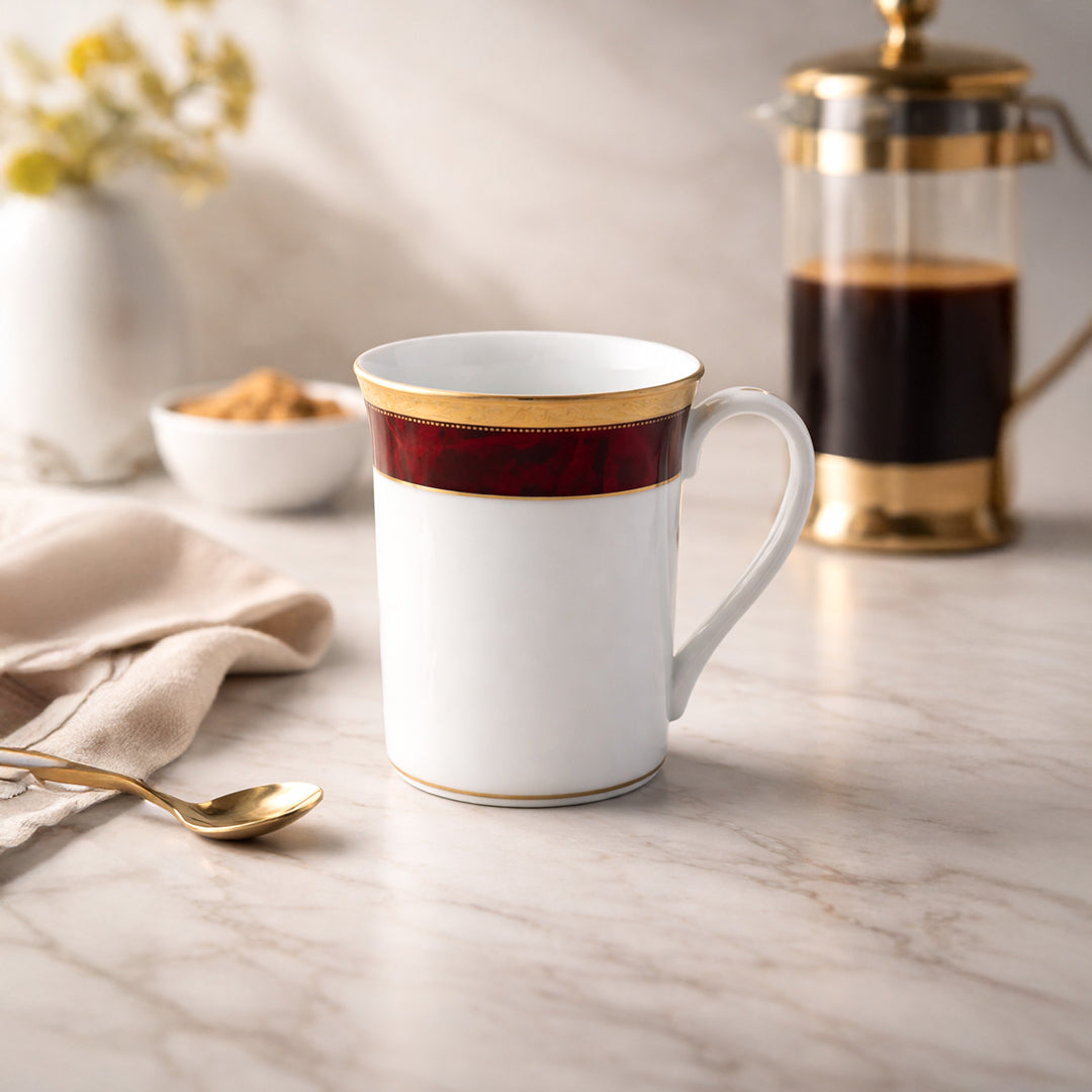 Noritake MAJESTIC BURGUN MUG (WHITE BOX)