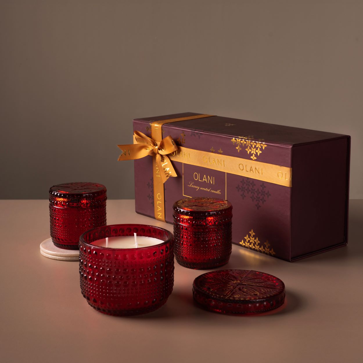 Crystal Glow Luxury Scented Candle Set