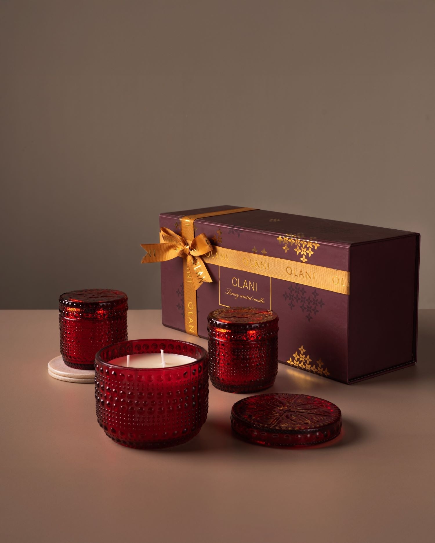 Crystal Glow Luxury Scented Candle Set