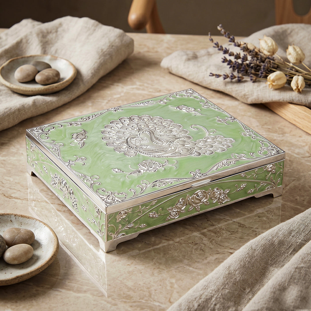 Peacock Luxe Storage Box