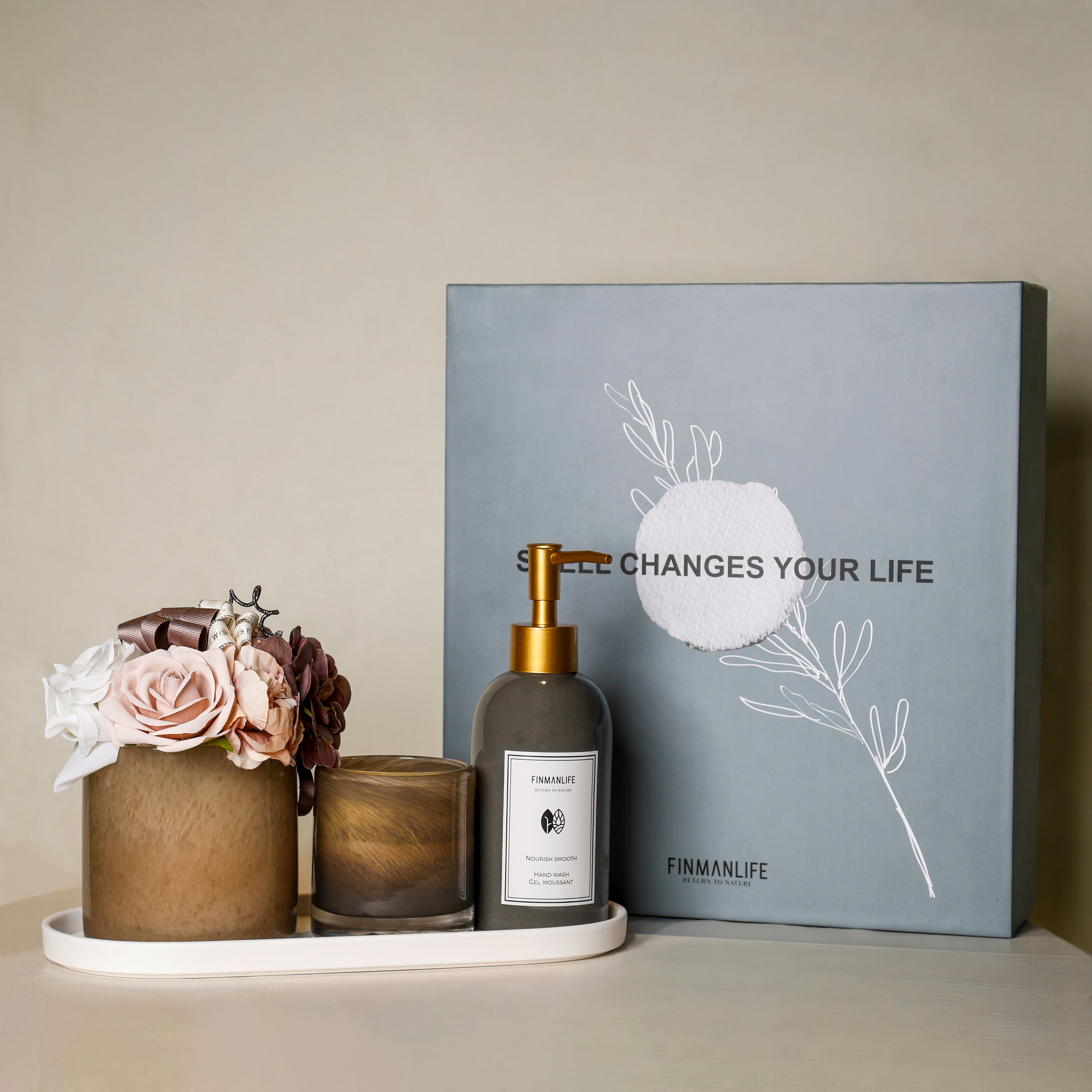 Summer Flowers Diffuser set