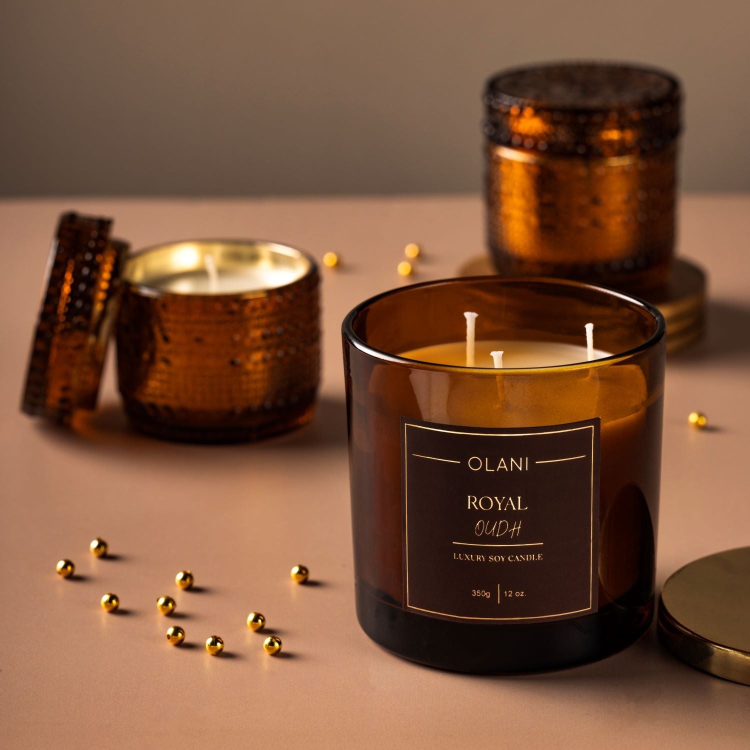 Elan Luxe Designer Scented Candle Gift Box