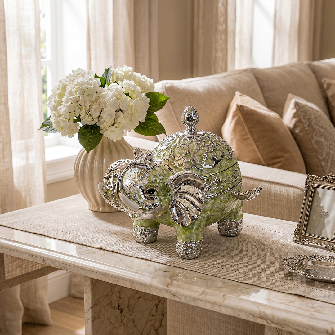 Royal Elephant Trinket Box